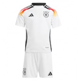 Duitsland Thuis tenue Kids EK 2024 Korte Mouw (+ Korte broeken)